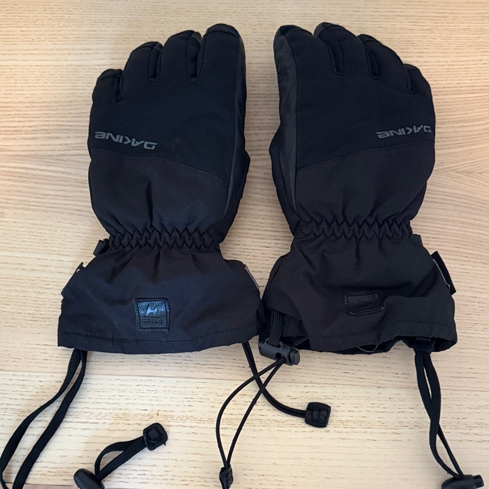 Dakine Black Kids Mittens